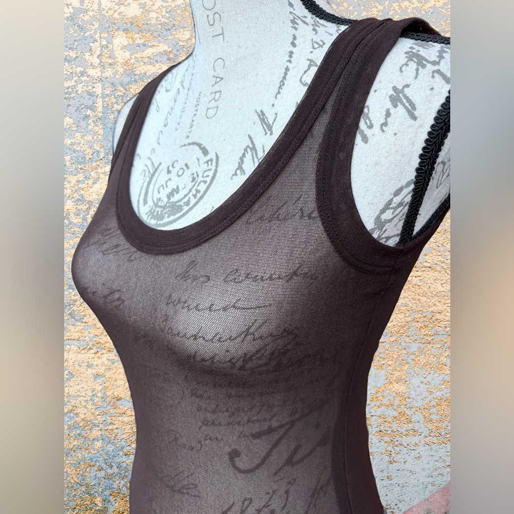 Vintage Jean-Paul Gautier Classique Sheer Tank Top
(M) Brown
Like New/Never Worn - Picture 4 of 10